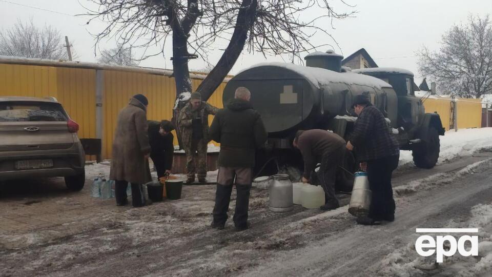 Без воды на Донбассе с 4 января оставалось около 38 тыс. человек