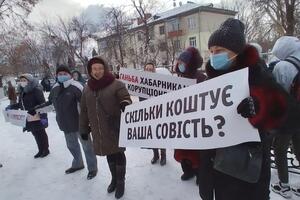 У Житомирі відбулася акція протесту проти підвищення тарифів