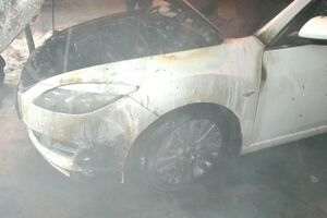 Травмированных и погибших в результате возгорания автомобиля нет