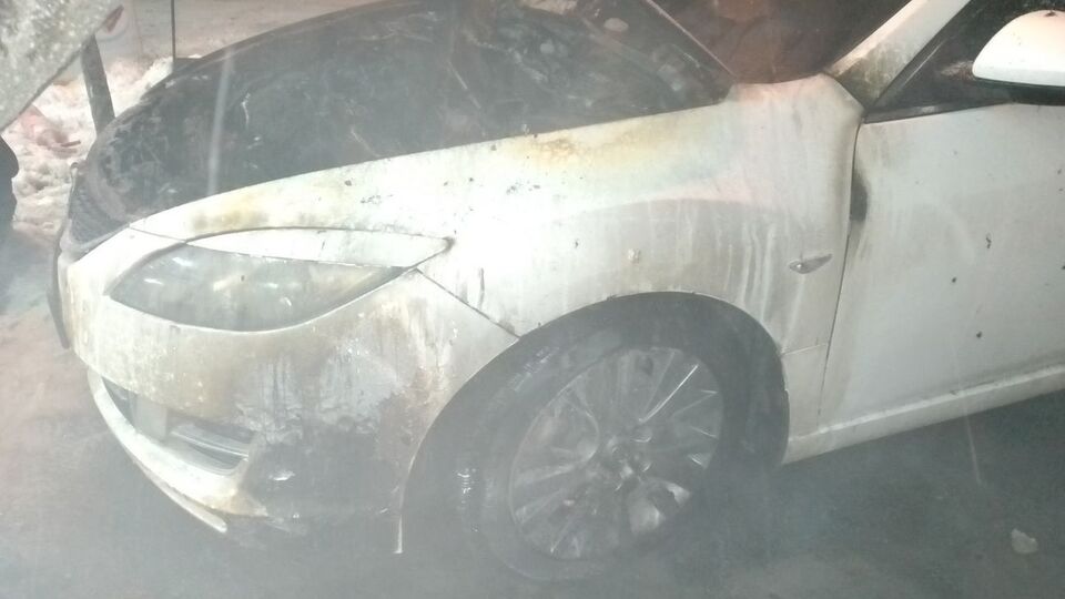 Травмованих і загиблих унаслідок загоряння автомобіля немає
