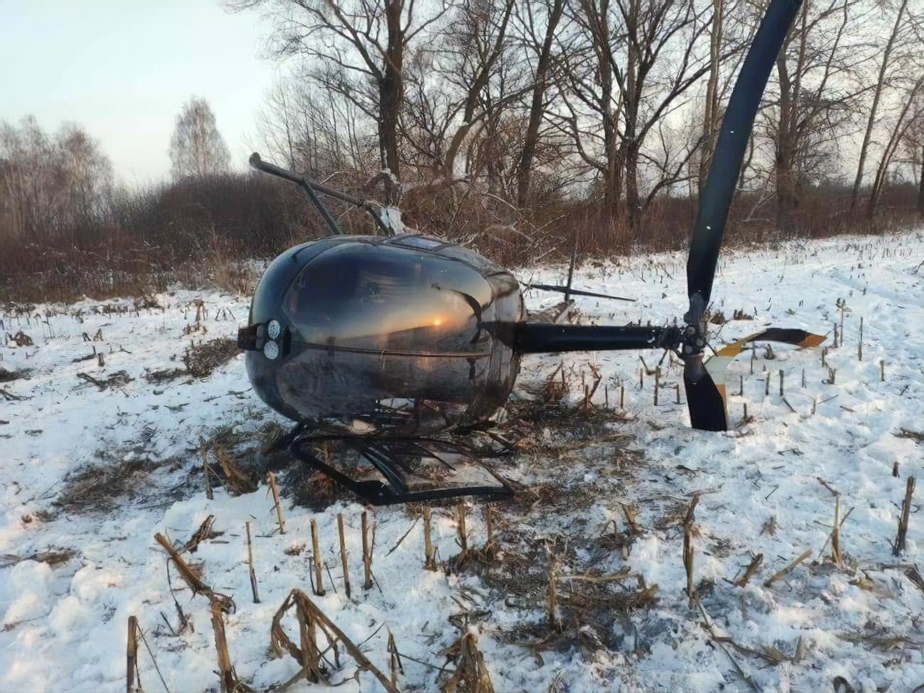 В Киевской области 16 января упал вертолет