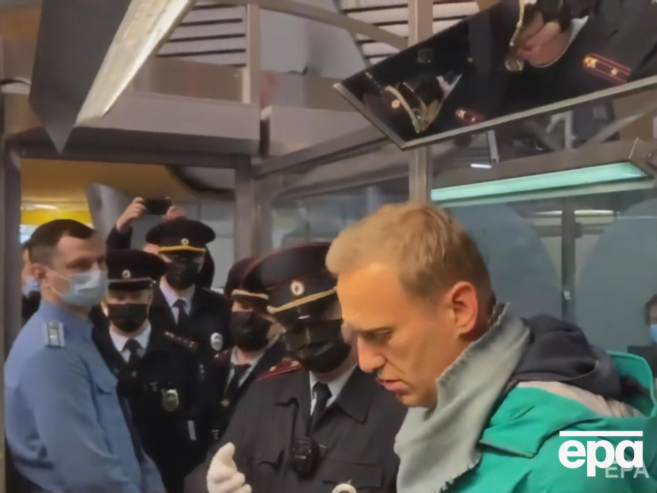 Навального (на фото праворуч) затримали 17 січня