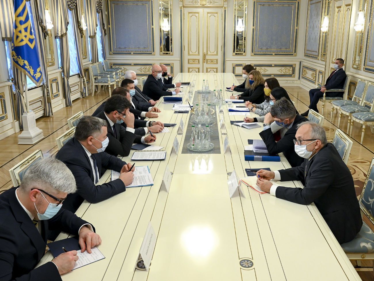 Зеленский провел встречу с Линде в Офисе президента Украины