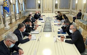 Зеленский провел встречу с Линде в Офисе президента Украины