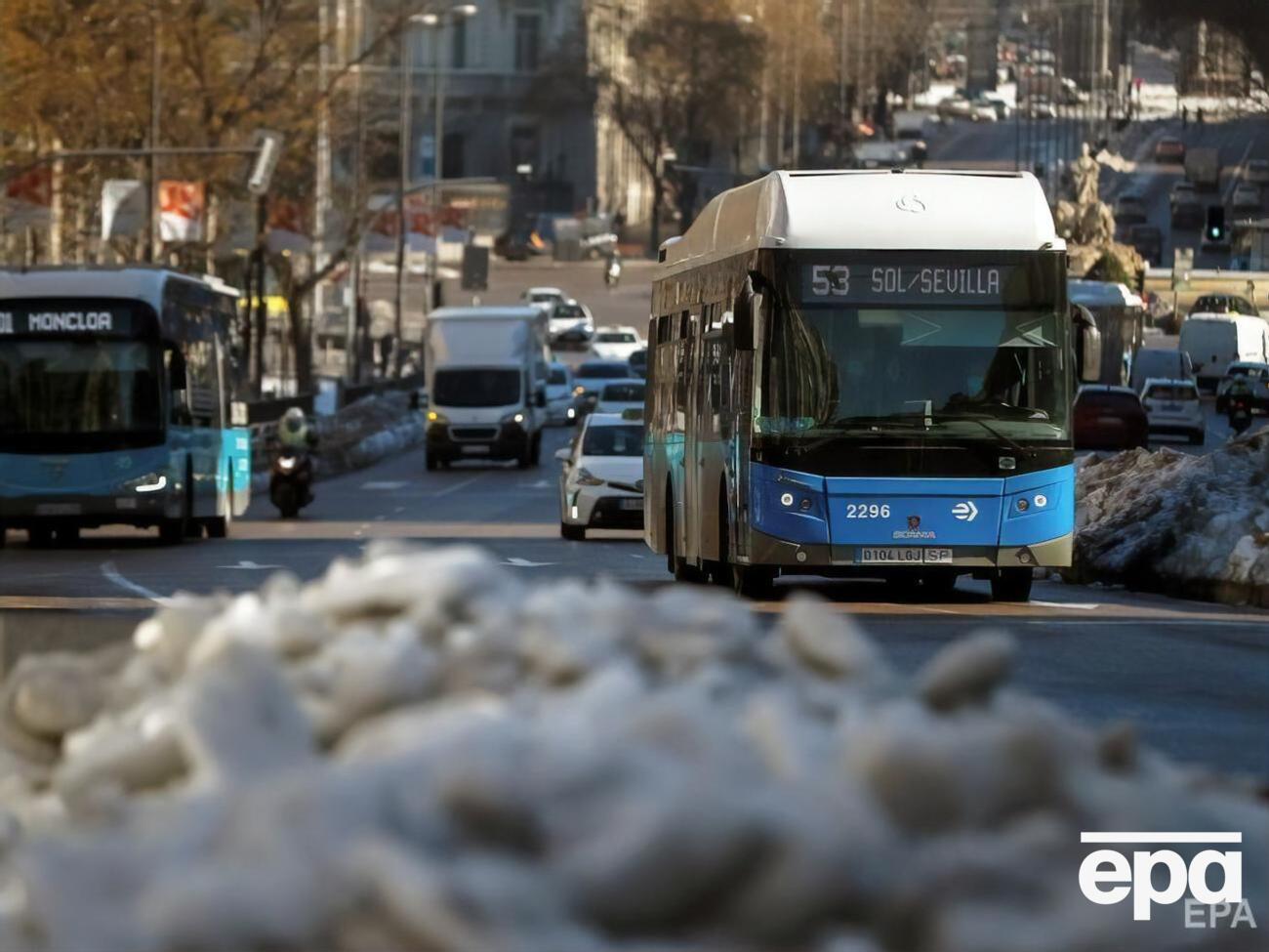 Снежный покров &nbsp;в столице Испании достиг 80 сантиметров