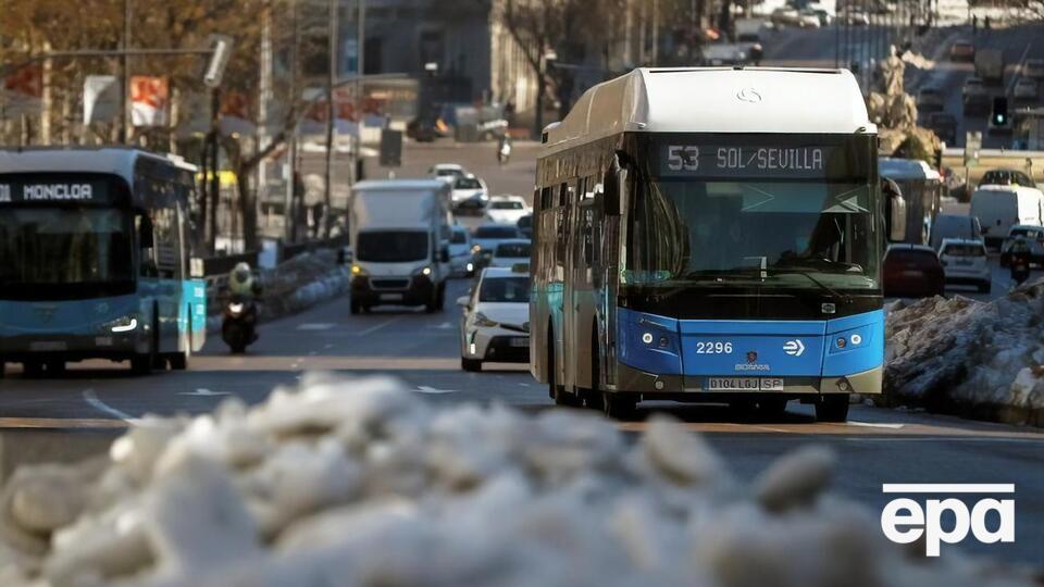 Сніговий покрив у столиці Іспанії сягнув 80 сантиметрів