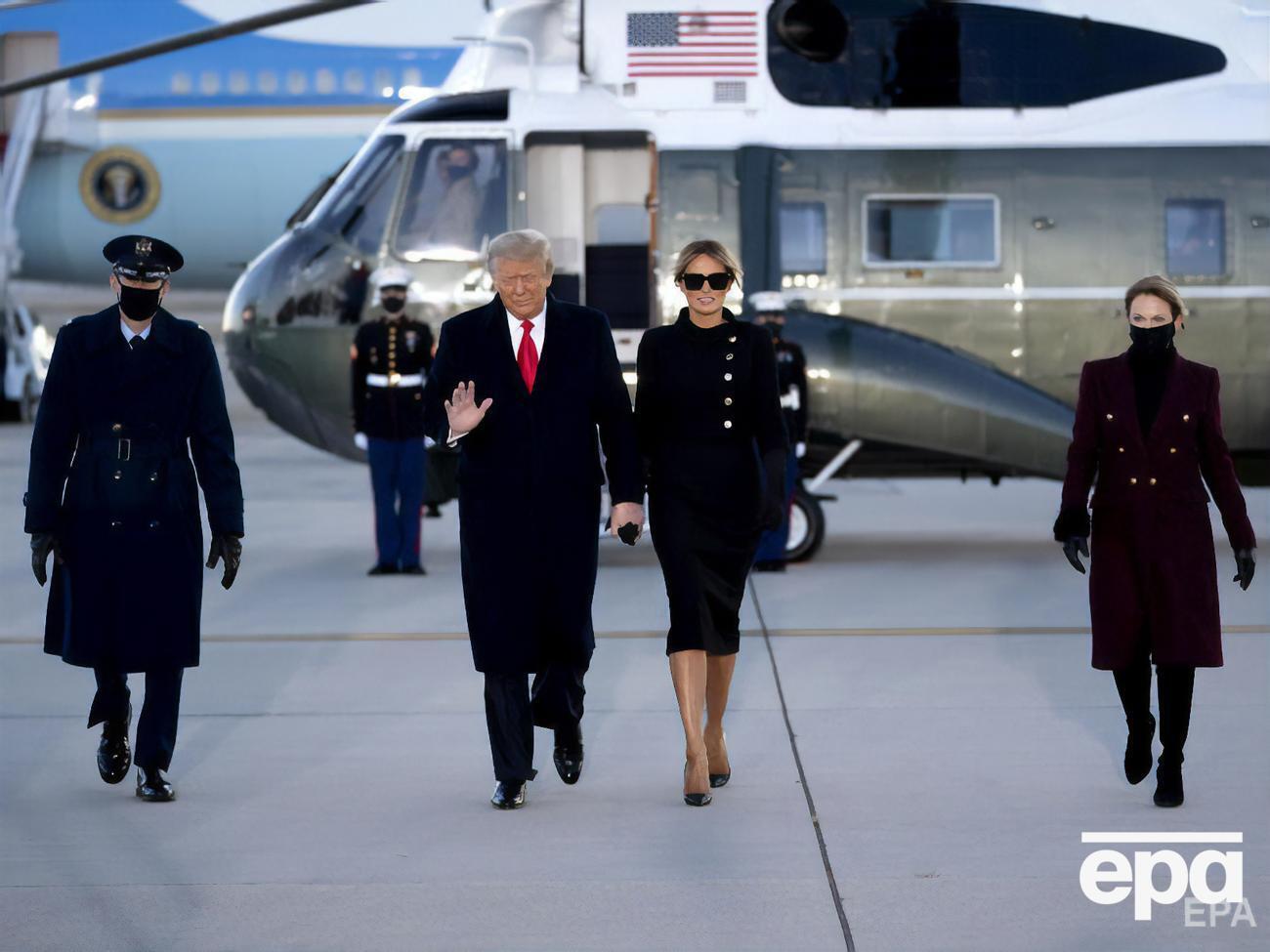 Дональд и Меланья Трамп прожили в Белом доме четыре года