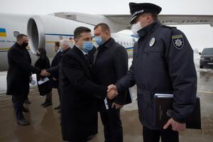 Сегодня Зеленский прибыл с рабочей поездкой в Харьков