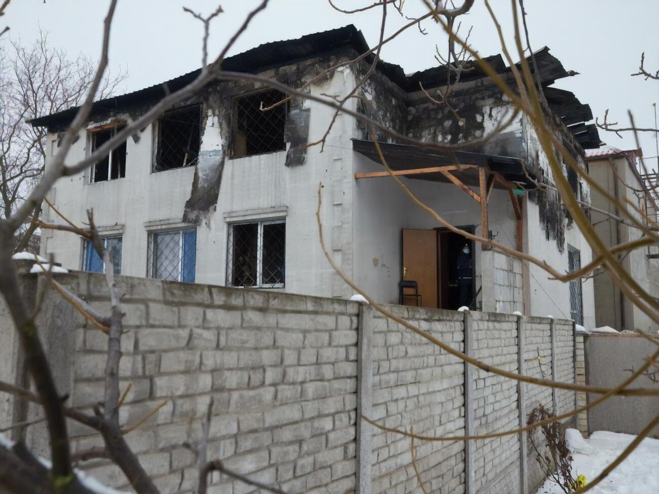 Пожар произошел 21 января