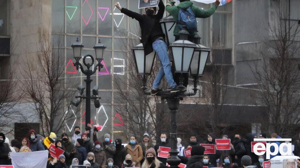 23 января на акцию протеста в Москве, по подсчетам СМИ, вышло 40 тыс. человек