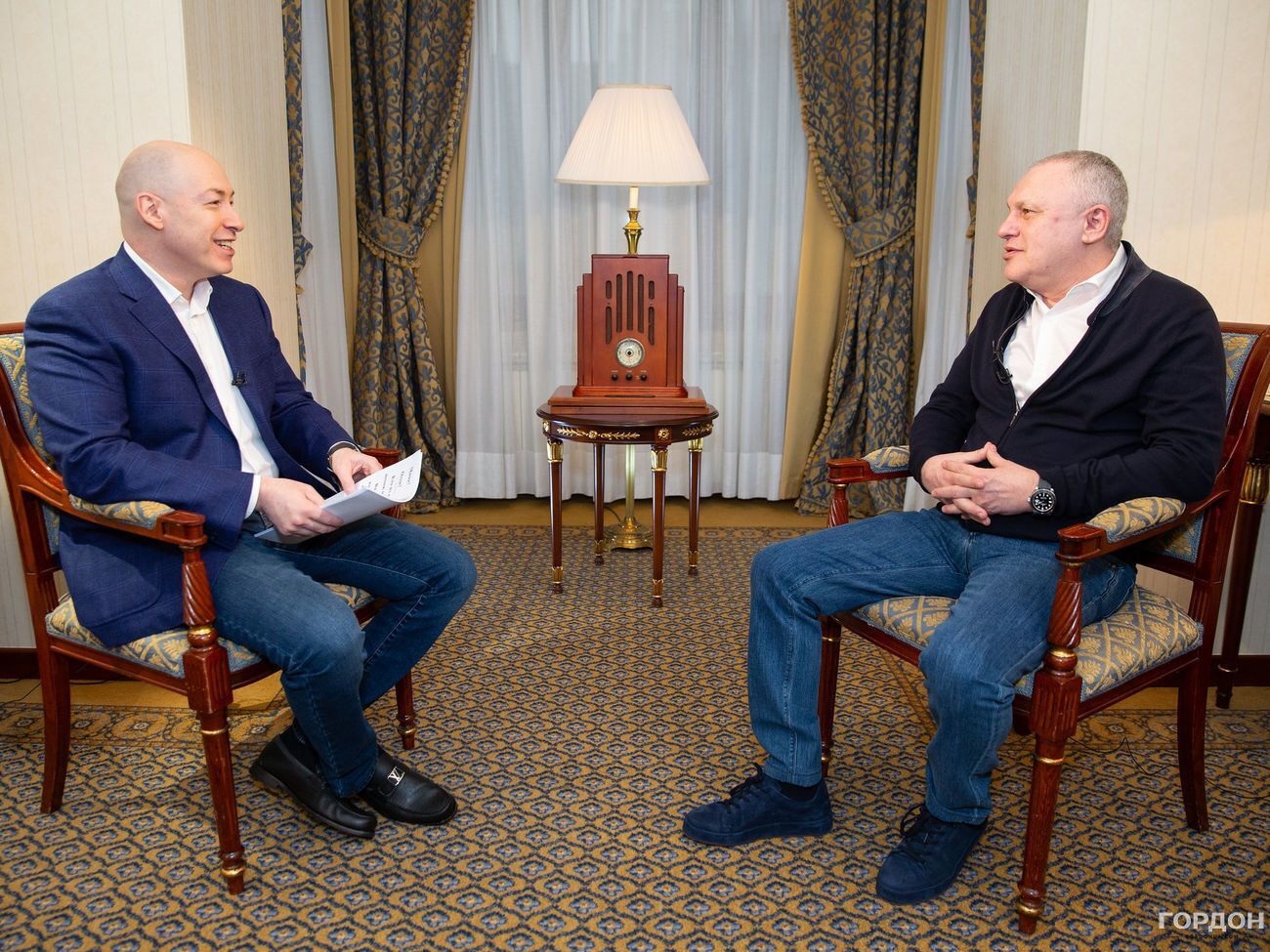 Інтерв'ю Гордона із Суркісом тривало майже три години