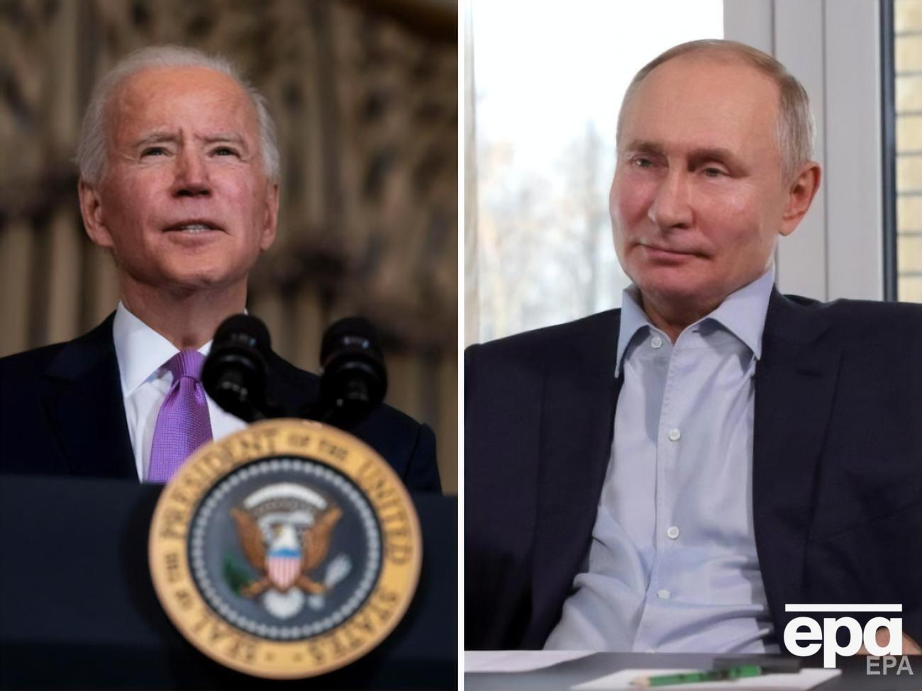 Розмова Байдена (ліворуч) із Путіним (праворуч) відбулася 26 січня