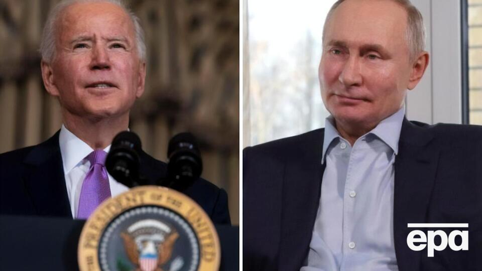 Розмова Байдена (ліворуч) із Путіним (праворуч) відбулася 26 січня
