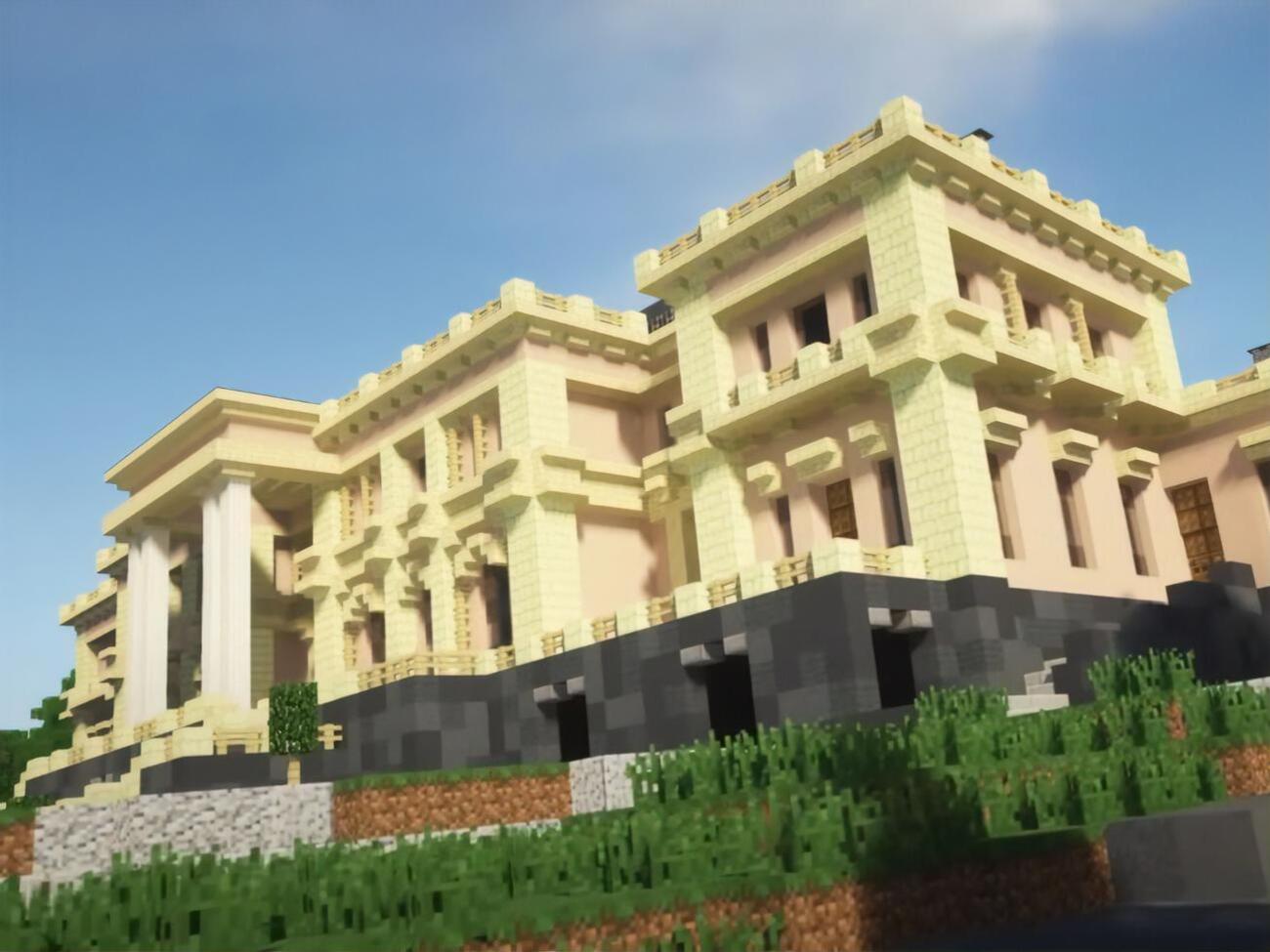Копія "палацу Путіна" з'явилася в Minecraft