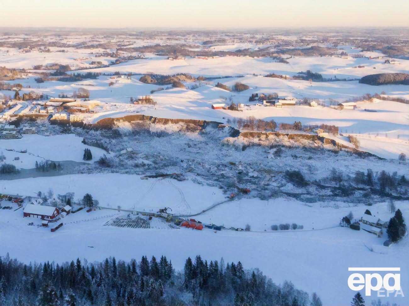 30 грудня за 20 кілометрів від столиці Норвегії Осло стався зсув
