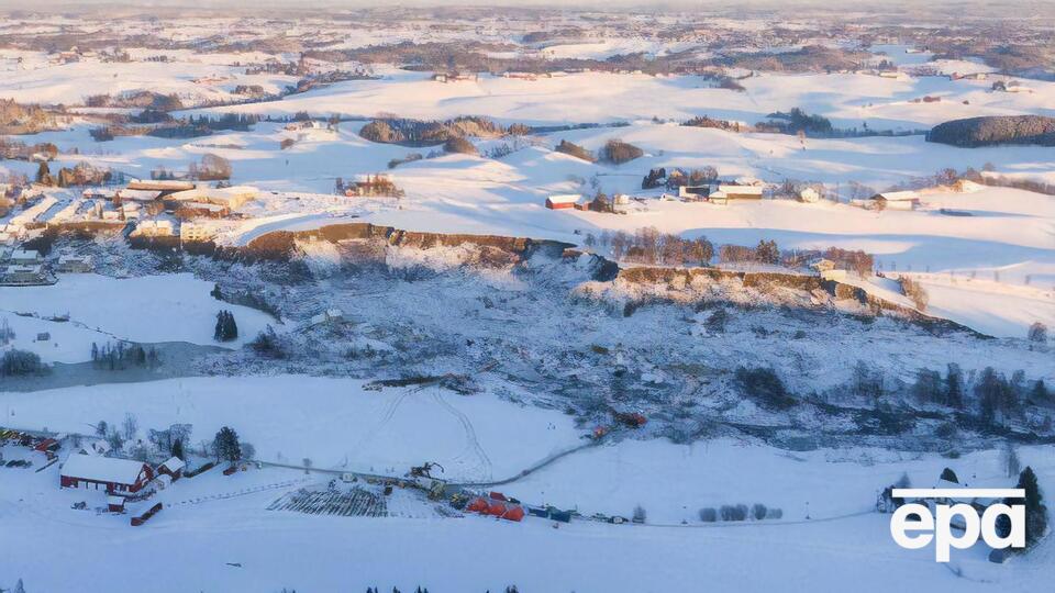 30 грудня за 20 кілометрів від столиці Норвегії Осло стався зсув