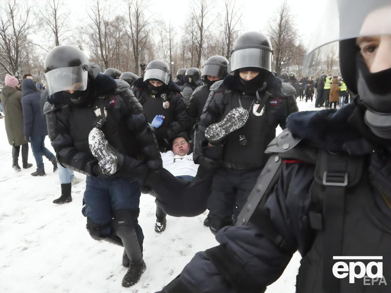 31 января в России проходят акции протеста в поддержку Навального