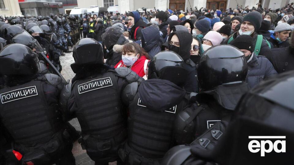 31 января по всей России проходят повторные акции протеста в поддержку Навального