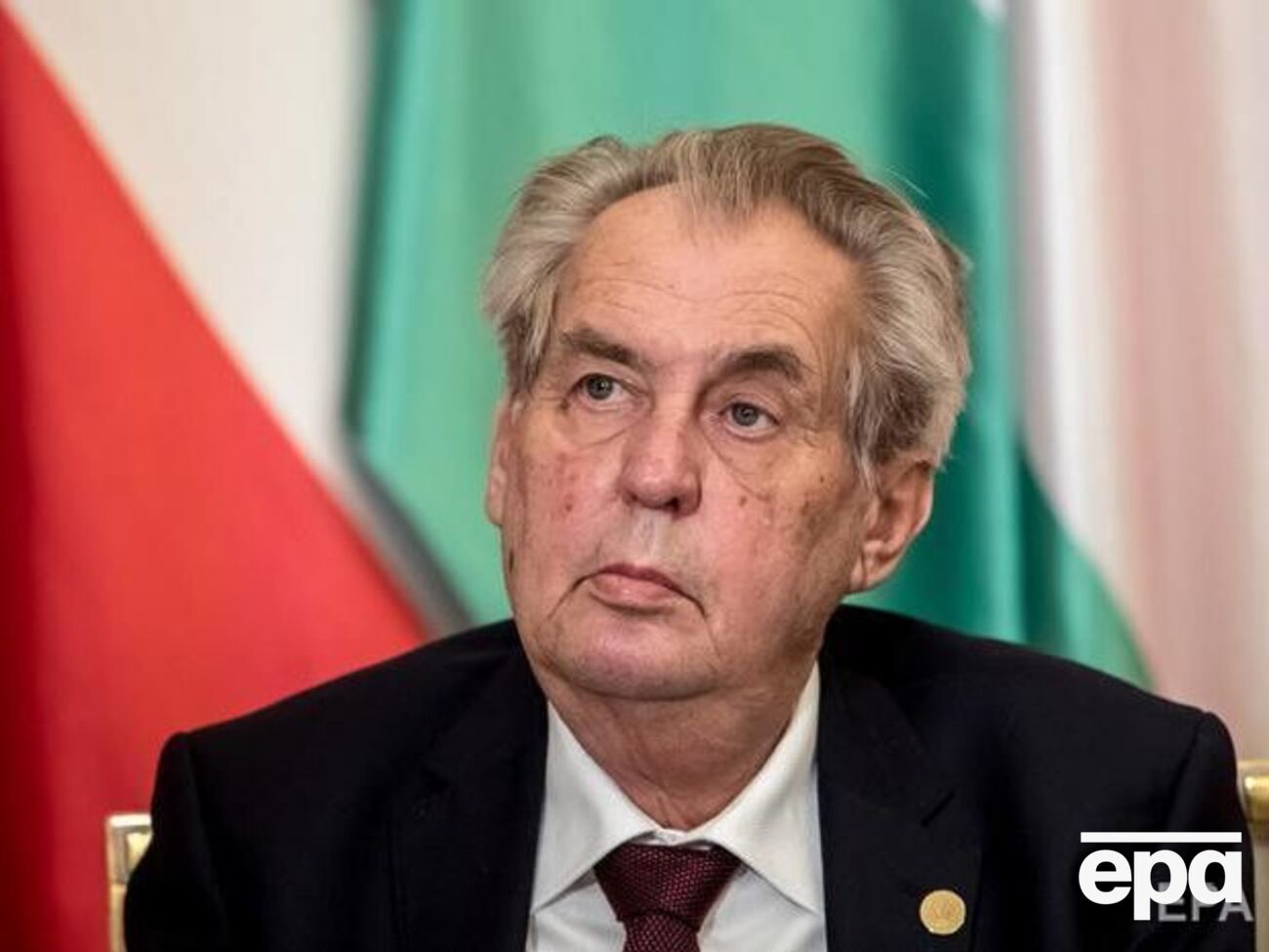 Земан (на фото) считает, что Навальный только против Путина