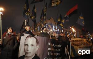 Марш націоналістів у 112-й день народження Бандери пройшов 1 січня