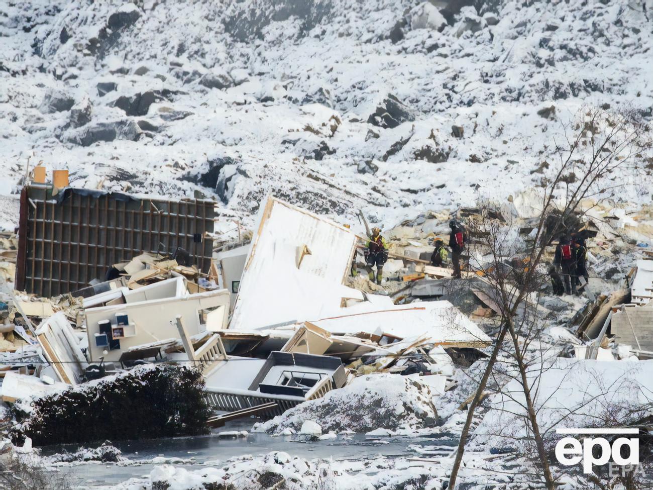 Масштабний зсув у Норвегії стався 30 грудня