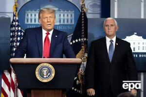 На вибори 2020 року Пенс (праворуч) ішов разом із Трампом (ліворуч) як кандидат на посаду віцепрезидента