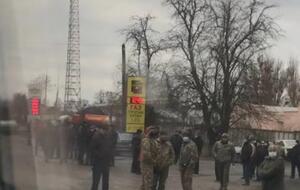 Под Полтавой в очередной раз перекрыли трассу Киев – Харьков