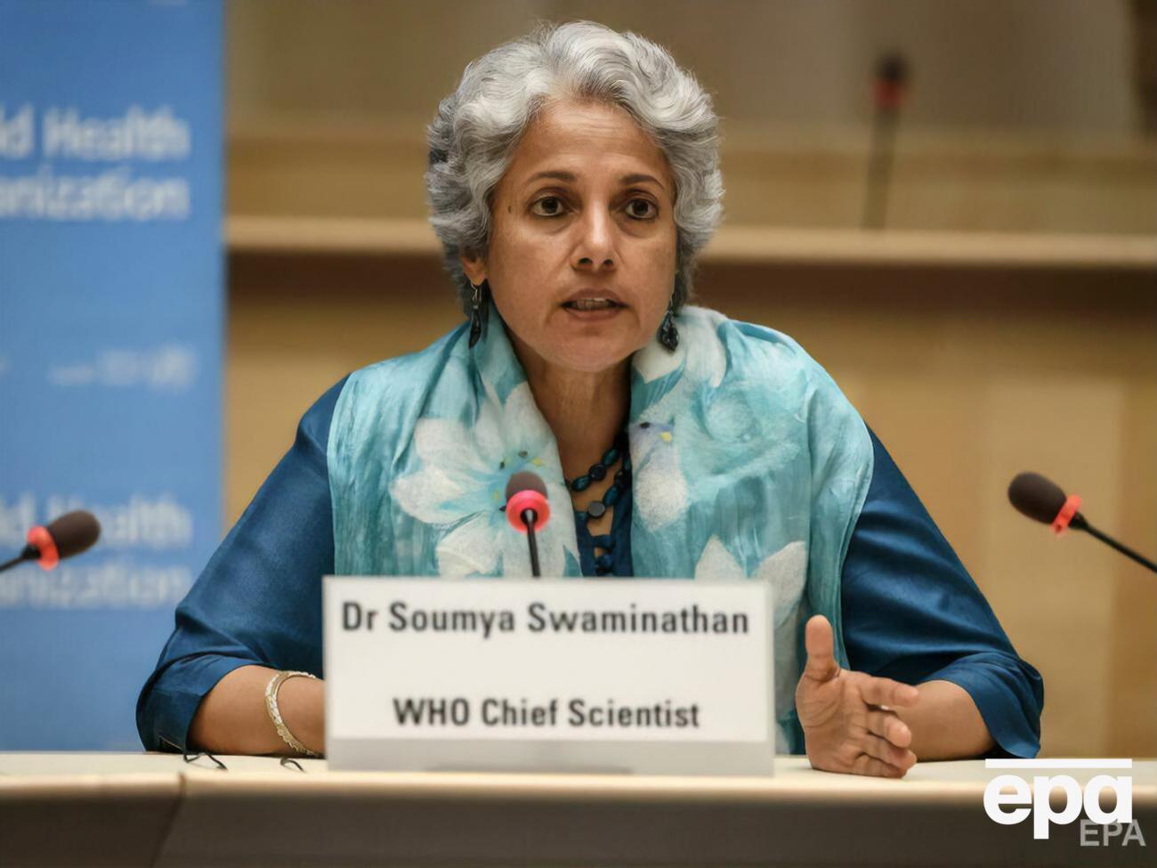 Свамінатан зазначила, що можуть з'являтися нові варіанти коронавірусу