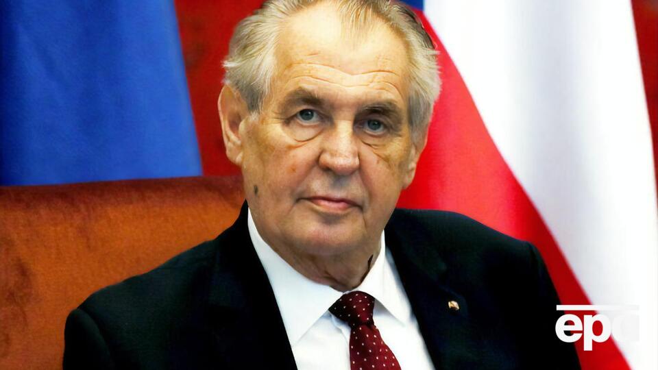 Последний раз Земана госпитализировали 14 сентября