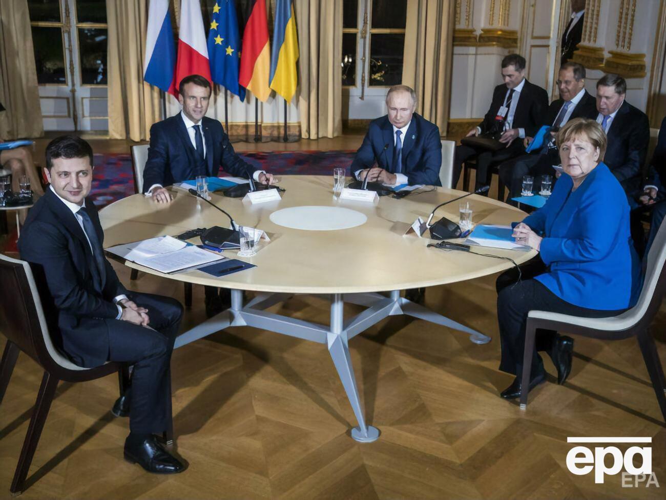 11 октября Меркель и Макрон провели переговоры с Зеленским и Путиным
