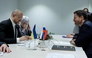 Шмыгаль (слева) и Хегер (справа) провели встречу в Мальме