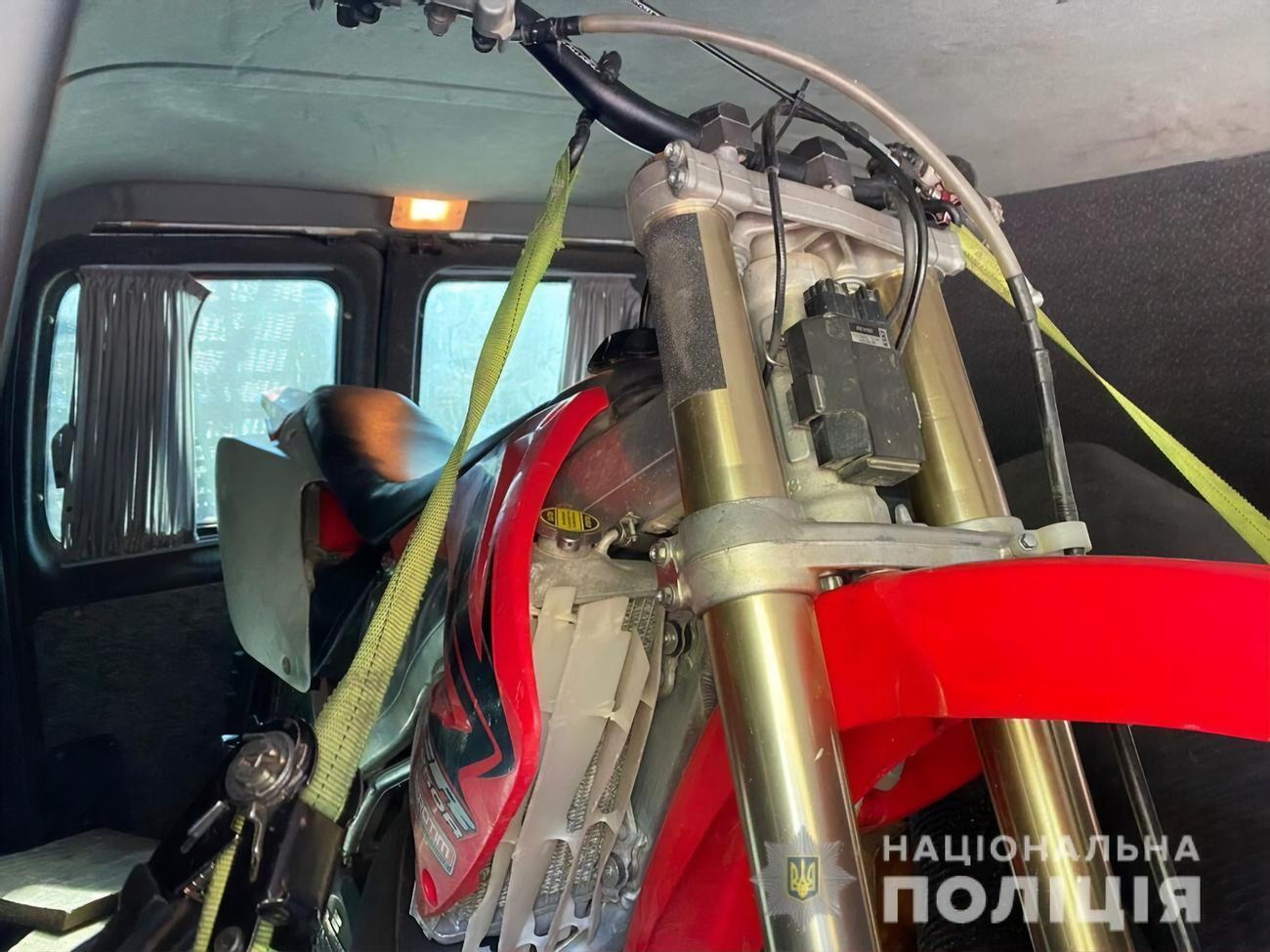 Мотоциклист готовился к шоу