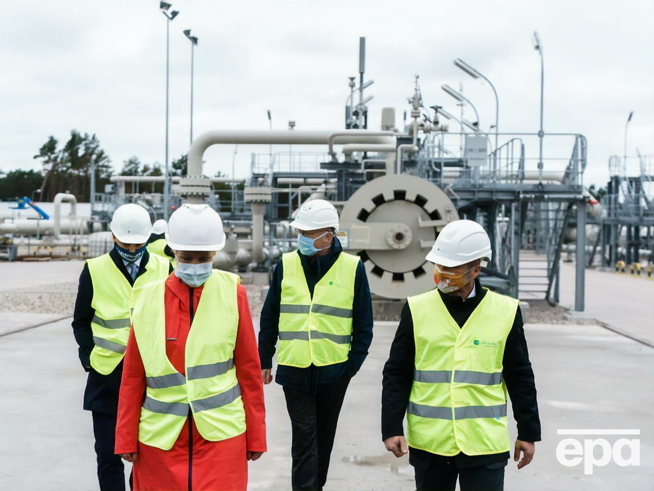 Встреча премьер-министра земли Мекленбург &ndash; Западная Померания Мануэлы Швезиг с представителями "Северного потока &ndash; 2"