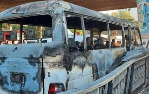 Взрывные устройства были прикреплены к автобусу