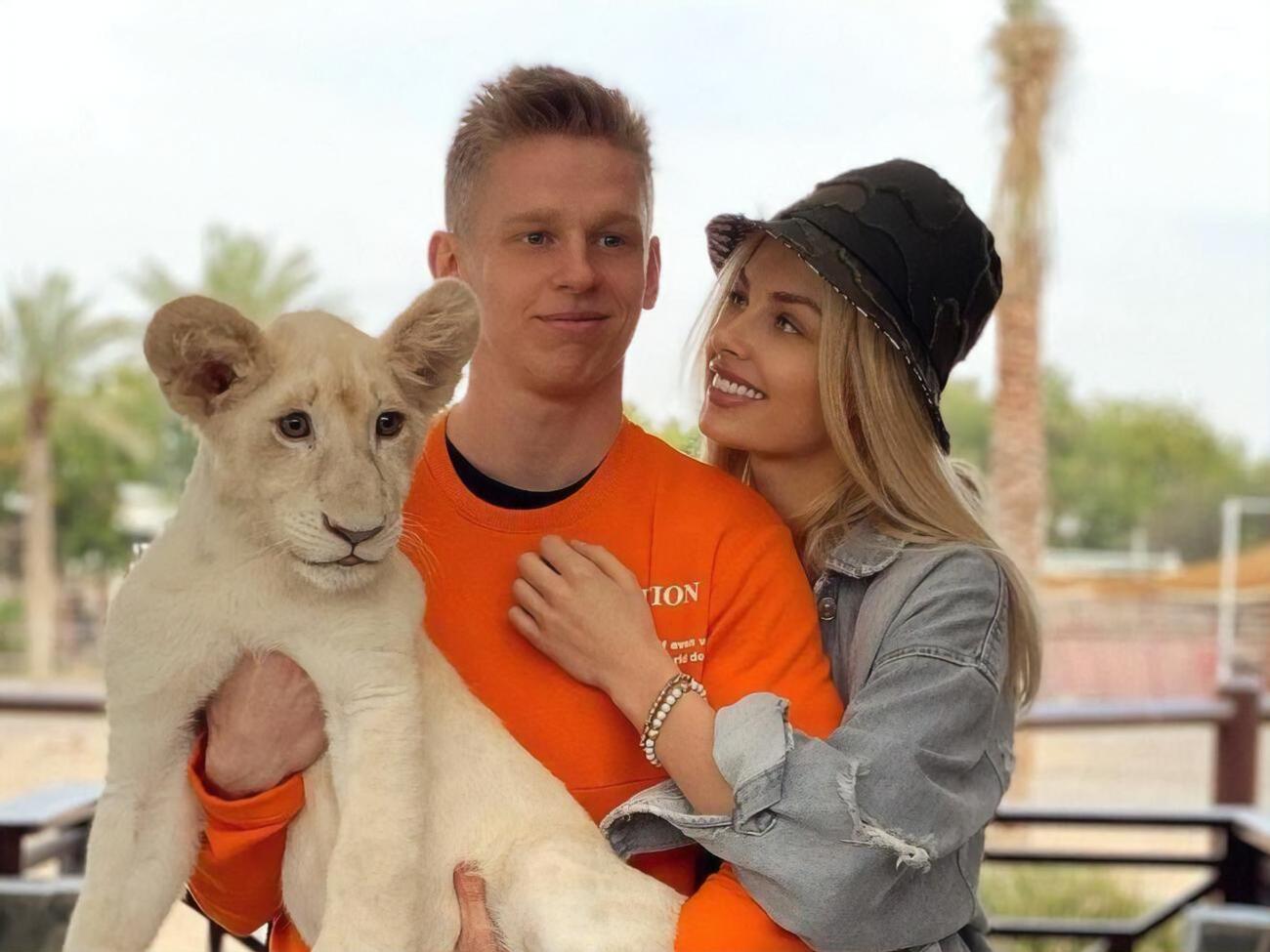 Александр Зинченко и Влада Седан расписались в марте 2020-го, в августе этого года у них родилась дочь Ева