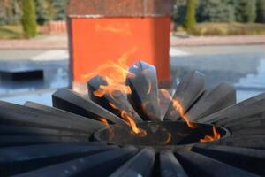 Огонь перенесли в музей