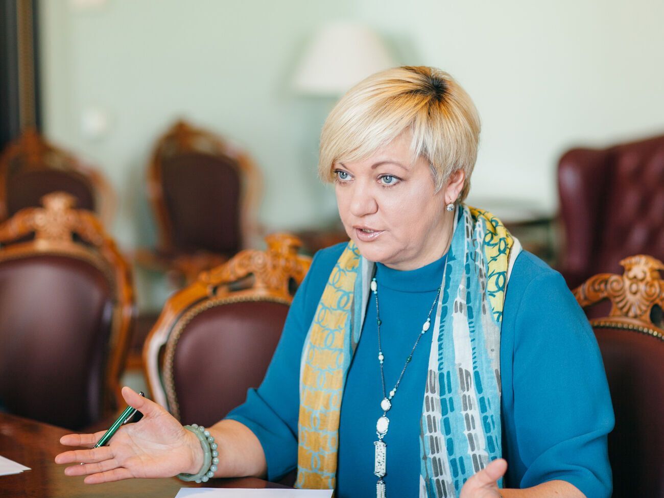 Гонтарева утверждает, что на СНБО предлагала амнистию капиталов