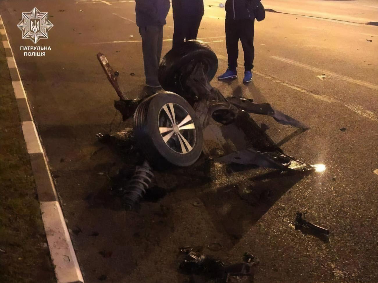 Аварія за участю Infiniti сталася в Харкові ввечері 26 жовтня
