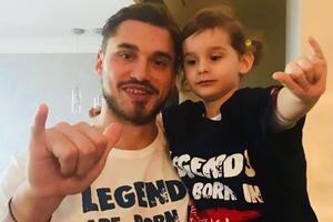 Георгий Бущан с семилетней дочерью Юлией