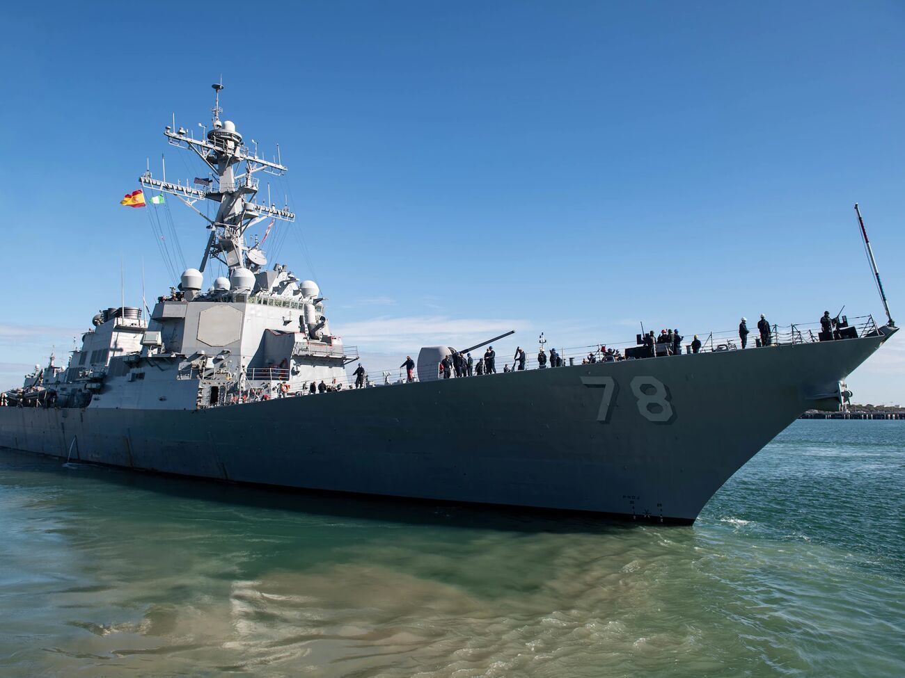 Есмінець уже заходив у Чорне море 2021 року