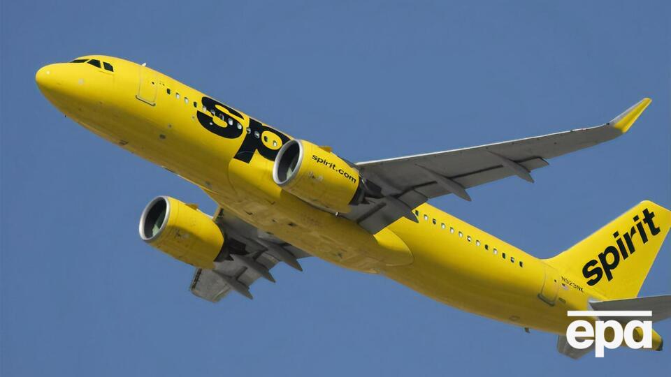 Інцидент стався з літаком Spirit Airlines