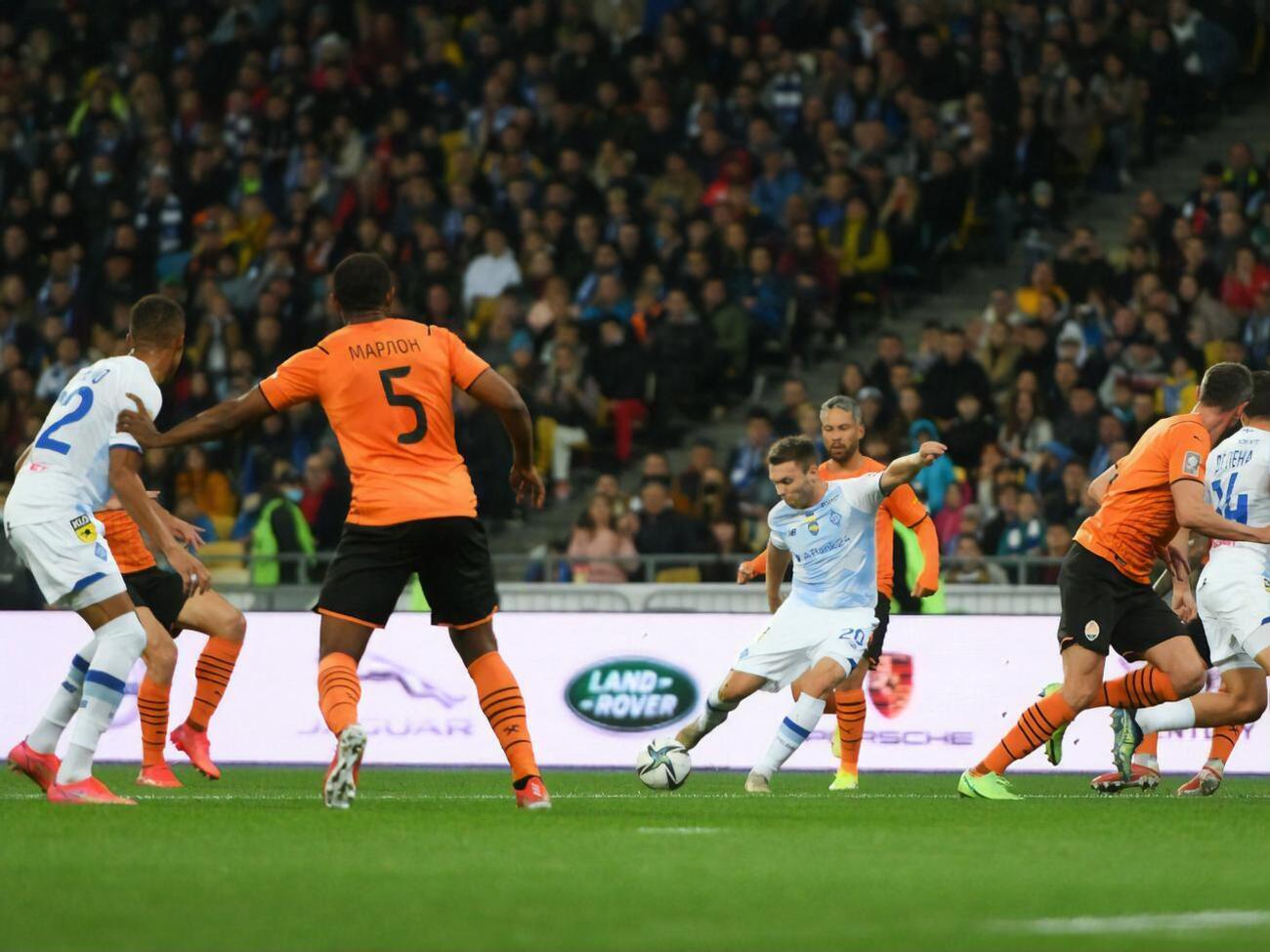 Матч проходил в Киеве