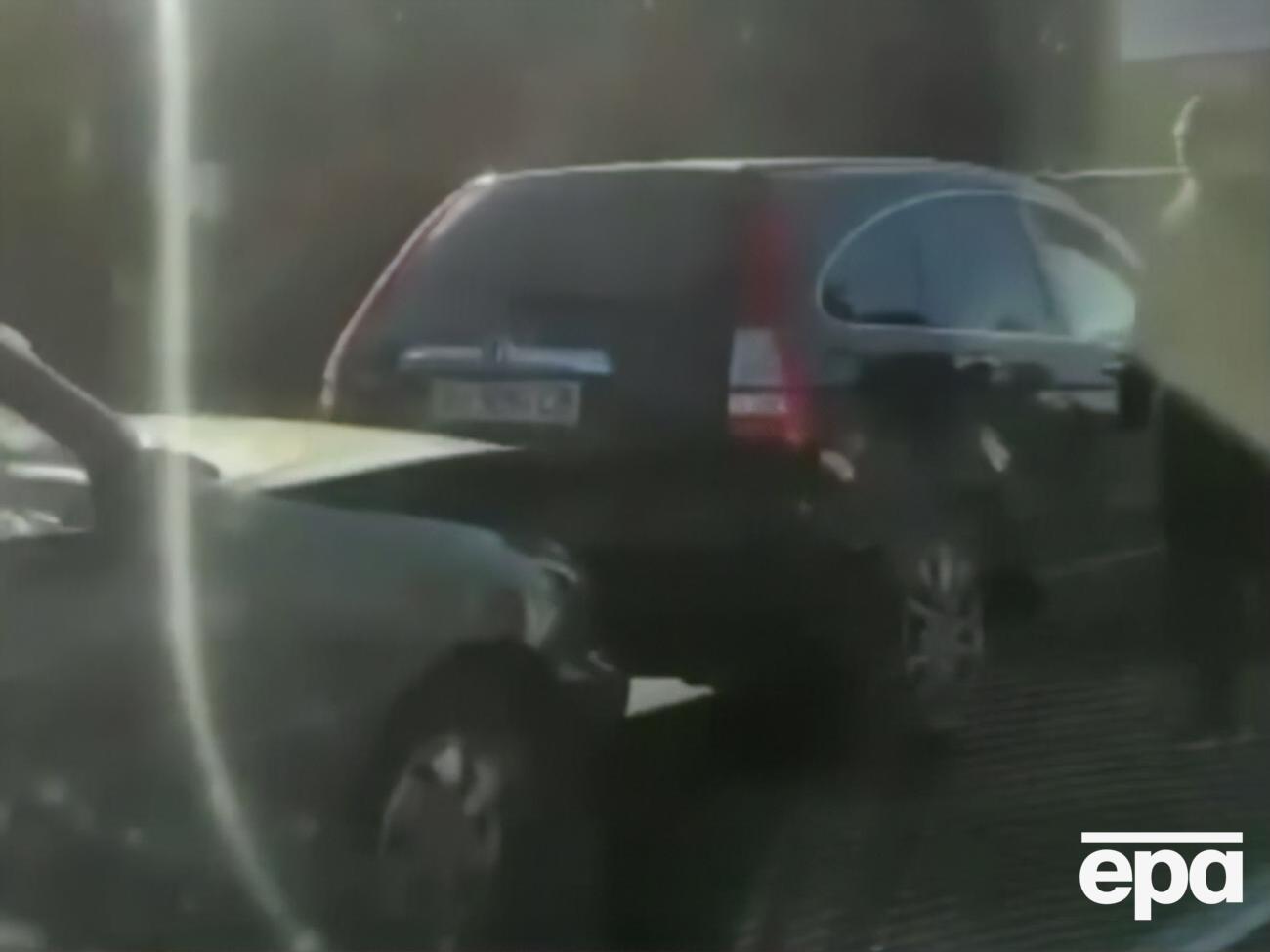 Авария произошла на Броварском проспекте