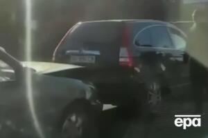 Авария произошла на Броварском проспекте