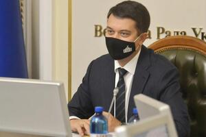 В Раде сегодня запустили процедуру отзыва Разумкова с должности