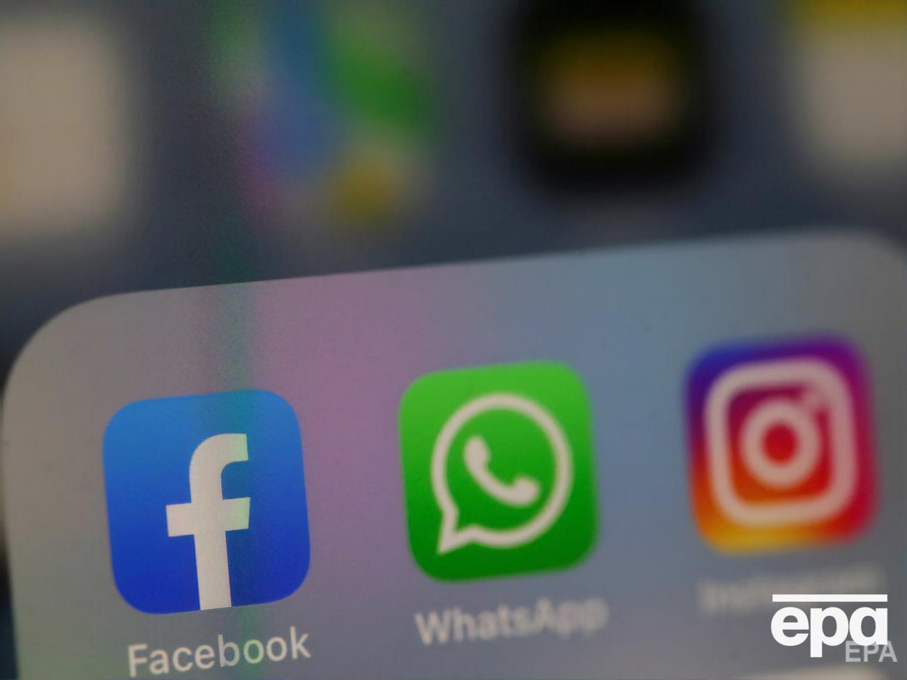 Facebook, Instagram и WhatsApp не работают уже более четырех часов