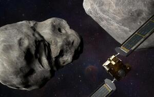 Космический корабль должен столкнуться со спутником астероида на скорости 6,6 км/с