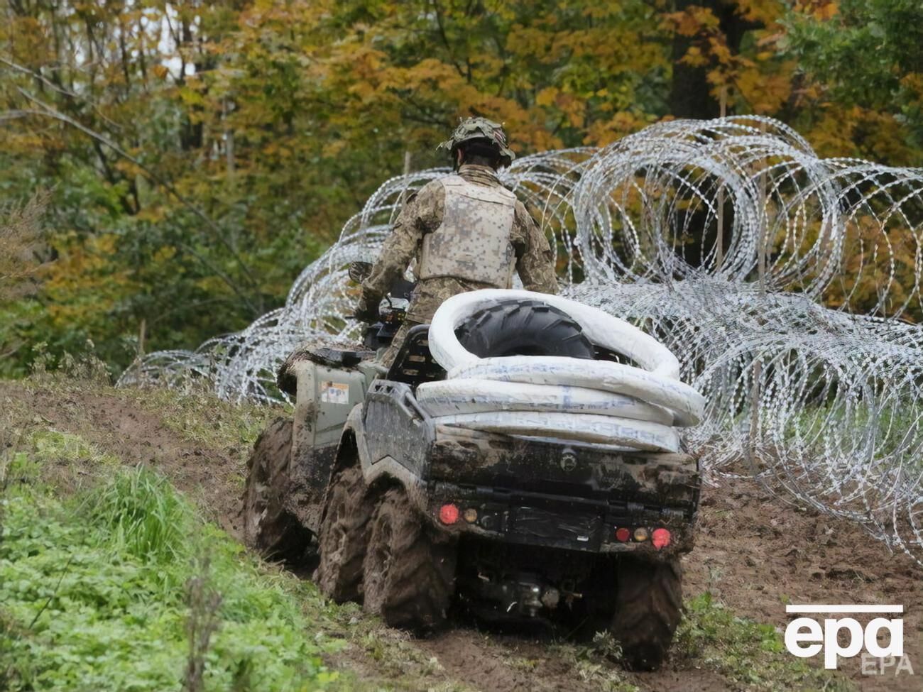 Литва построила почти 46 километров забора с колючей проволокой на границе с Беларусью