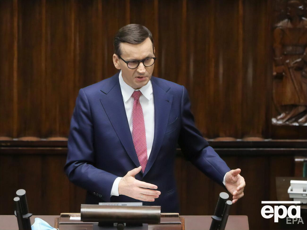 Моравецький: Ми дедалі більше налаштовані запроваджувати економічні санкції