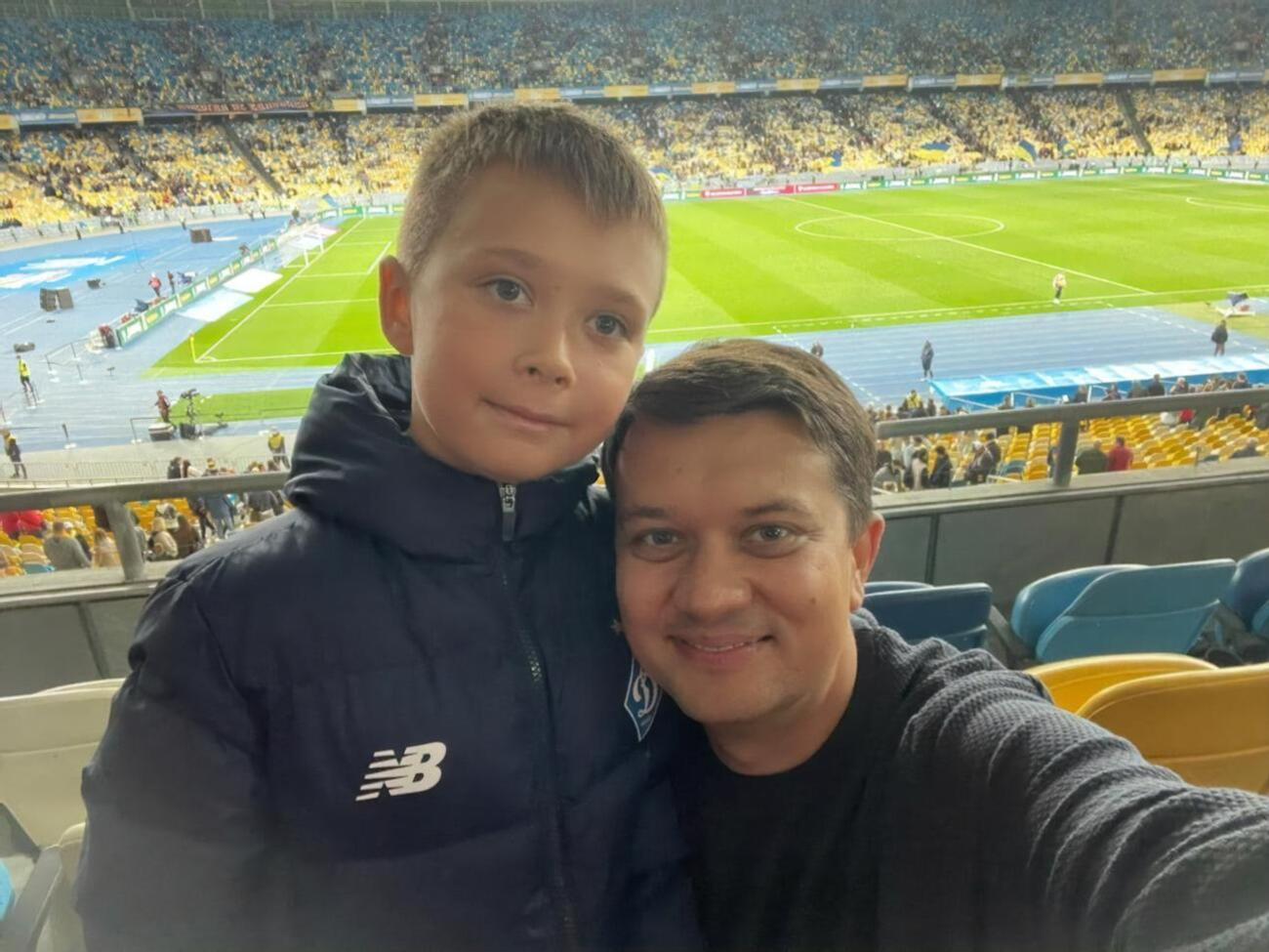 Дмитро Разумков зі старшим сином Олександром